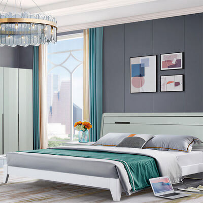 Meubles de chambre à coucher ensemble de structure en bois entrepôt confortable minimaliste de haute qualité chambre moderne de luxe