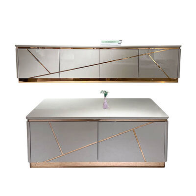 Design moderne Cabinet de télévision de salon en bois Entrepôt de la maison Meubles de luxe