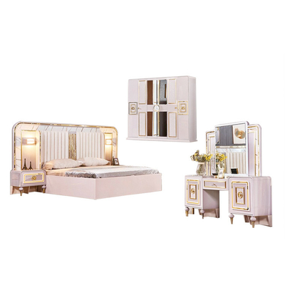 Les meubles classiques de chambre à coucher des forces de défense principale 5pcs d'unité centrale placent l'assemblage simple de villa