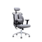 Chaises ergonomiques modernes en cuir de bureau de pliage de base d'alliage d'aluminium de chaise d'unité centrale