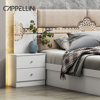 Vente en gros Prix bon marché Lit en cuir classique de la reine Luxe Autre maison de grande taille ensemble de meubles de chambre en bois