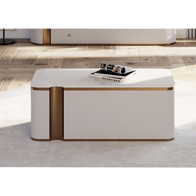 Armoire de télévision en bois moderne de luxe et table basse meubles de maison salle de séjour étagère de télévision en bois
