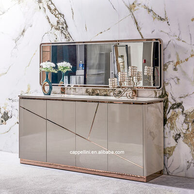 Commercial en gros Complète Modern Luxe Salle à manger Ensembles de meubles Pour la maison Entreposage Simple en bois 6 places Table à manger et chaises Ensemble