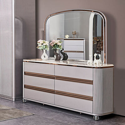 Lit double en cuir de luxe contemporain Ensemble de chambre à coucher complet Maître de chambre cadre en bois Ensemble de meubles de chambre moderne King Size