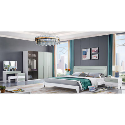 Meubles de chambre à coucher ensemble de structure en bois entrepôt confortable minimaliste de haute qualité chambre moderne de luxe