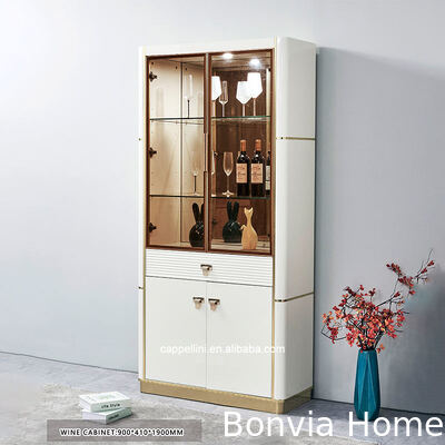 Ensemble de salle à manger de luxe moderne blanc 6 places, meubles de salle à manger en bois, ensemble complet de table à manger avec cadre en bois et 4 chaises