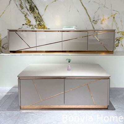 Design moderne Cabinet de télévision de salon en bois Entrepôt de la maison Meubles de luxe