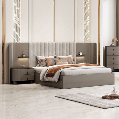 Juego De Muebles Para Dormitorio Ensemble de meubles de chambre moderne Hôtel de luxe Maître de chambre roi Taille Lit maison Meubles Ensemble de chambre
