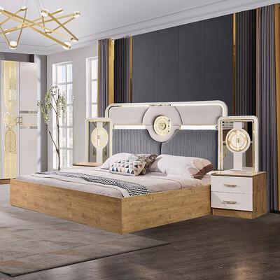 Chambre a Coucher Ensemble de chambres à coucher turques pas cher Gros de chambres à coucher de taille roi Lit en bois Ensemble de meubles de chambre moderne Pas de commentaires encore