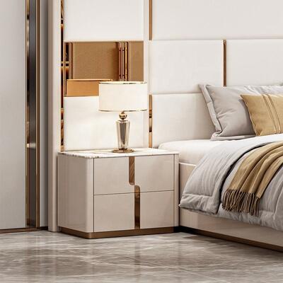 Ensemble de meubles de chambre à coucher en bois, lit king Size de luxe, Double, moderne, avec coiffeuse, commode, nouveau Design