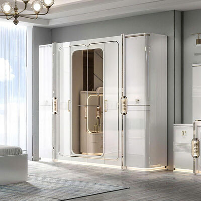 Ensembles De Chambre Coucher king Size Ensembles De Chambre De luxe maison Chambre Double en bois ensemble De meubles De Chambre moderne turc en bois