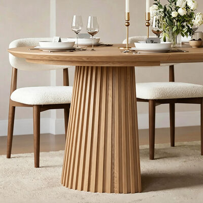 Ensemble De Table Manger Table à manger moderne extensible Table à manger à 6 places Meubles de salle à manger en bois Table à manger pliable 4 chaises