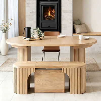 Table à manger nordique moderne extensible pliable en bois meubles de salle à manger minimaliste en bois massif