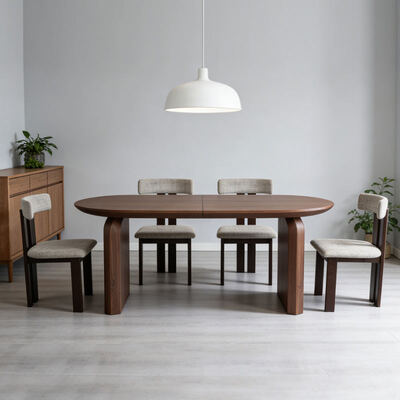 Table à manger pliable en bois moderne Meubles de salle à manger Réservatoire Nordique à domicile Luxe Table à manger extensible