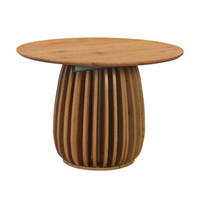 Table à manger pliable en bois moderne Meubles de salle à manger Réservatoire Nordique à domicile Luxe Table à manger extensible