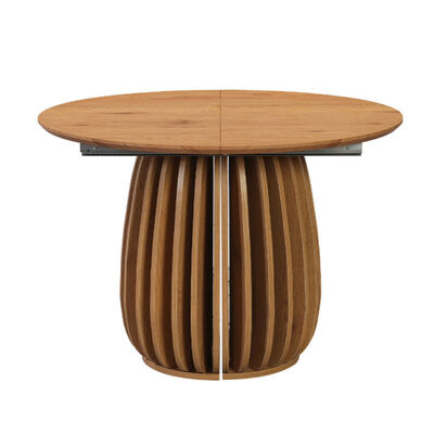 Table à manger pliable en bois moderne Meubles de salle à manger Réservatoire Nordique à domicile Luxe Table à manger extensible
