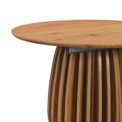 Table à manger pliable en bois moderne Meubles de salle à manger Réservatoire Nordique à domicile Luxe Table à manger extensible
