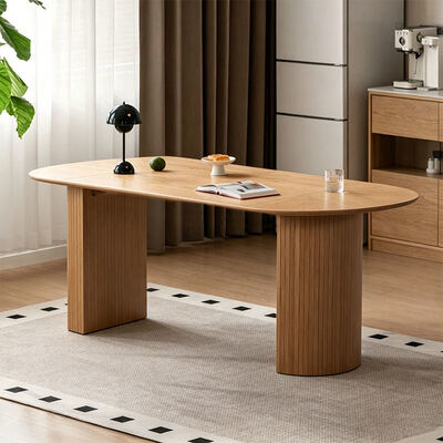 Vente en gros de tables à manger en bois modernes extensibles meubles de salle à manger pliants rondes réglables