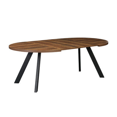 Vente en gros de tables à manger en bois modernes extensibles meubles de salle à manger pliants rondes réglables