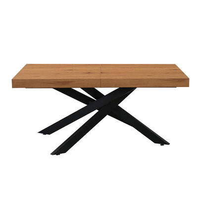 Table à manger pliante rectangulaire moderne bon marché Table à manger pliante en bois simple