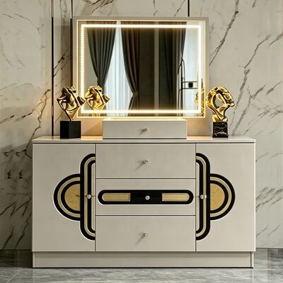 Chine en gros Pas cher Ensemble de meubles de chambre à coucher turcs En bois cadre de luxe King Size Lit Double plein Ensemble de chambre à coucher moderne de luxe