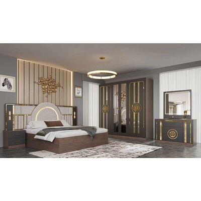 Mobilier de chambre à coucher moderne en gros pas cher Ensemble de meubles de chambre à coucher de grande taille Suite de chambre à coucher de cadre en bois