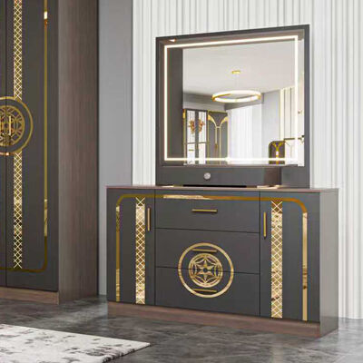 Mobilier de chambre à coucher moderne en gros pas cher Ensemble de meubles de chambre à coucher de grande taille Suite de chambre à coucher de cadre en bois