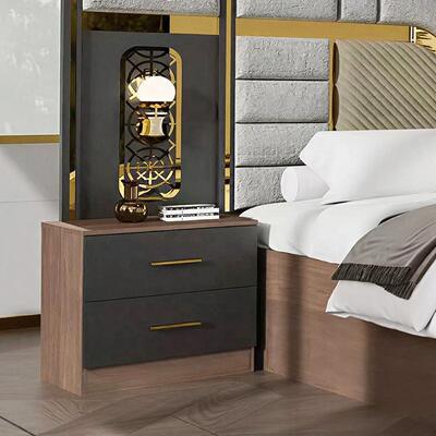 Ensemble de meubles de chambre moderne turc en gros Ensemble complet de 5 pièces de taille roi Chambre de couchée Cadre en bois Ensemble de meubles de chambre