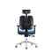 Chaise ergonomique moderne de coupure bleue de base en nylon de mousse avec l'appui-tête