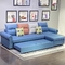 couverture fonctionnelle sectionnelle bleue de 1.9m Sofa Bed With Chaise Fabric