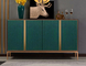 Cabinet grand vert blanc en bois solide de Cabinet de chaussure de tiroir de Cappellini 4