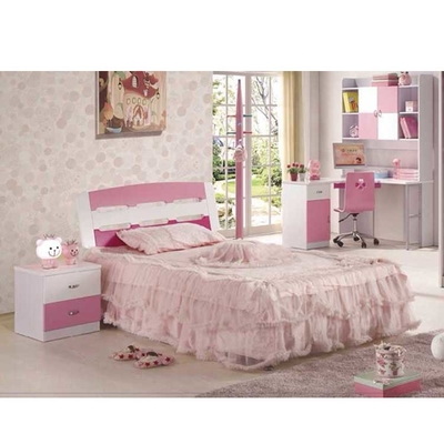 Meubles mignons blancs roses 960mm de chambres à coucher d'enfants de forces de défense principale