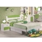 Lit des meubles 960mm des enfants modernes de chambres à coucher d'enfants de vert de Cappellini