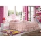 Peinture à haute brillance de Mickey Mouse Children Bedroom Sets de panneau en bois rose