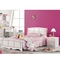 ODM en bois solide de rose de meubles de chambre à coucher de filles de forces de défense principale de 5mm